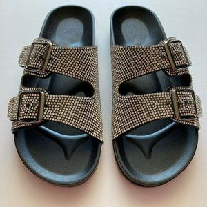 Women's Sandals, Rhinestone, PVC& Synthetic.